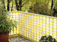 Filet d'ombre de balcon tricoté par Raschel de HDPE, taux d'ombre de 90% - de 100%