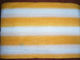 Filet jaune et blanc de HDPE de balcon d'ombre avec l'OEM résistant UV