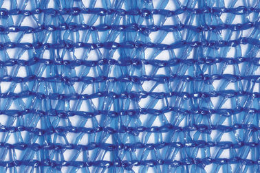 Nuance en plastique bleue de jardin prenant Raschel au filet tricoté avec la perméabilité à l'air