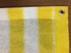Anti le filet UV jaune et blanc d'ombre de balcon, HDPE a tricoté la fabrication de Raschel
